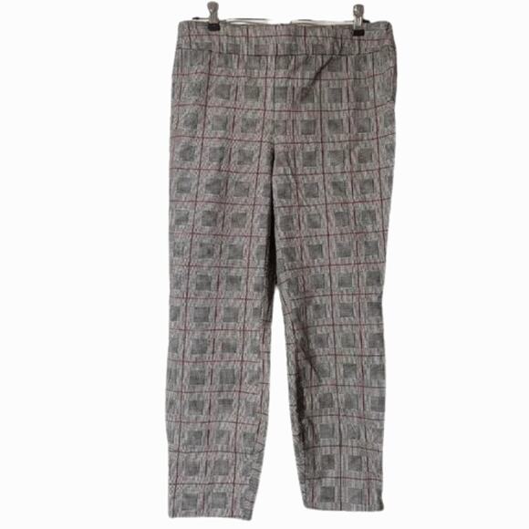 Alfani Trousers Size 6 Tummy Control Ankle Pant Grey Slacks Career Professional - Picture 1 of 7